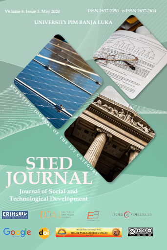 STED Journal - JOURNAL OF SOCIAL AND TECHNOLOGICAL DEVELOPMENT